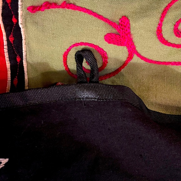 Vibrant, vintage XL Patchwork Art Jacket - Picture 6 of 8